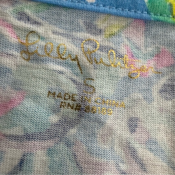 Lilly Pulitzer Beacon All Together Now Engineered Supima Cotton Jersey Dress/S - Picture 3 of 10